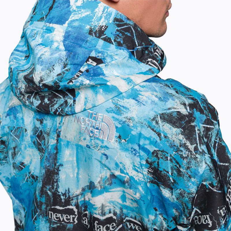 Мъжко яке за сноуборд The North Face Printed Dragline norse blue 6