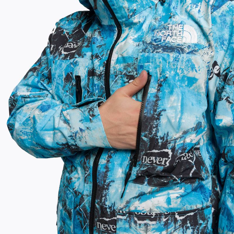 Мъжко яке за сноуборд The North Face Printed Dragline norse blue 9