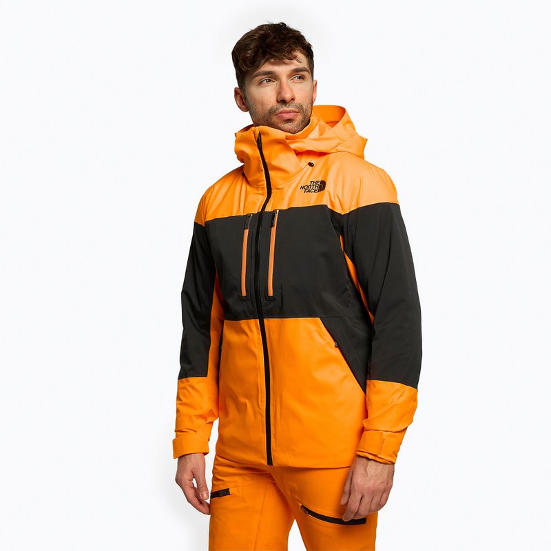 Мъжко ски яке The North Face Chakal orange and black NF0A5GM37Q61