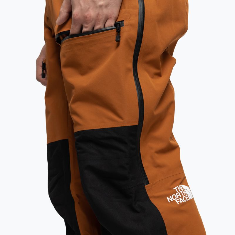 Мъжки панталони за сноуборд The North Face Ceptor Bib brown NF0A7T528141 5