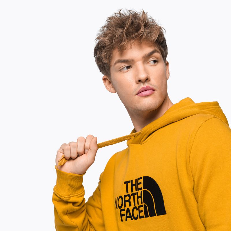 Мъжки суитшърт за трекинг The North Face Drew Peak Pullover Hoodie yellow NF00AHJY76S1 6