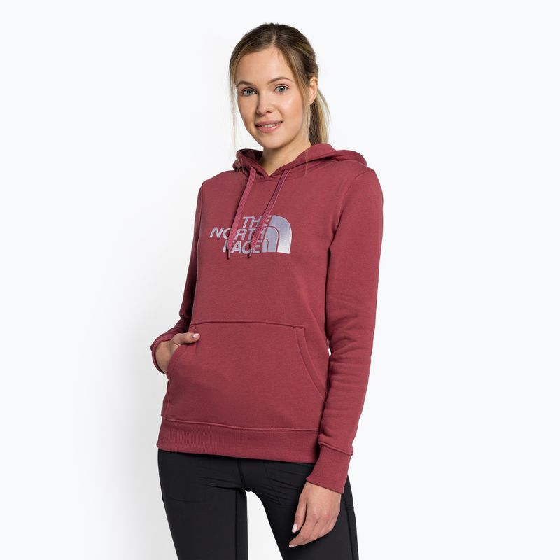 Суитшърт за трекинг за жени The North Face Drew Peak Пуловер с качулка wild ginger NF0A55EC6R41