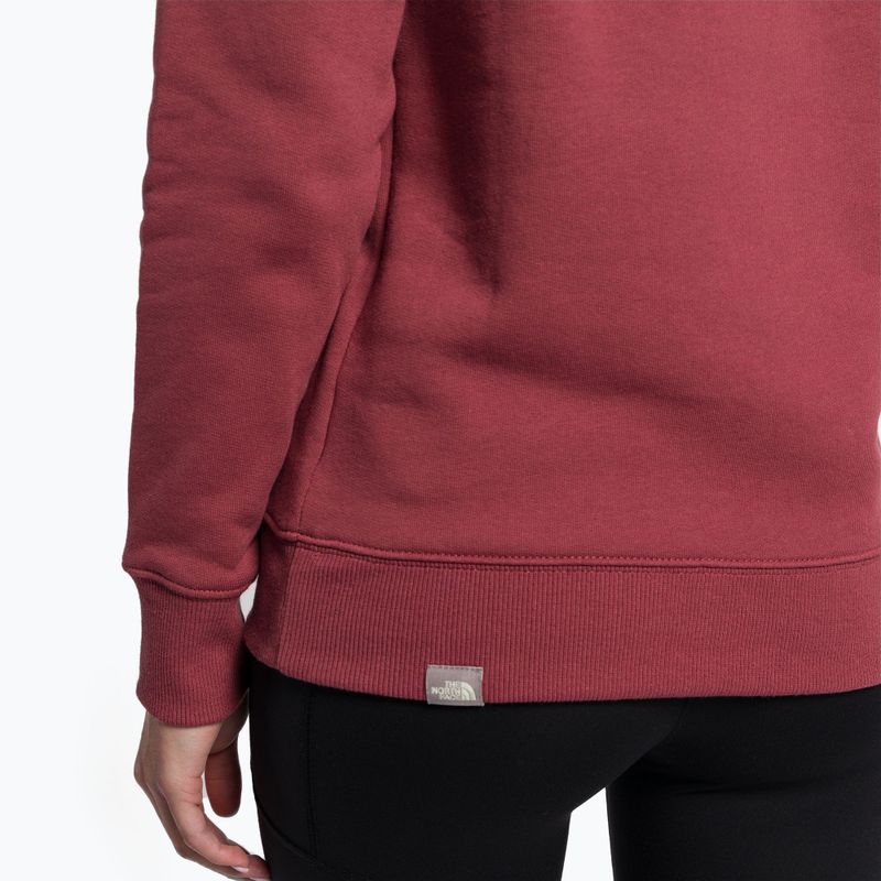 Суитшърт за трекинг за жени The North Face Drew Peak Пуловер с качулка wild ginger NF0A55EC6R41 8