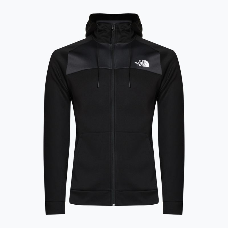 Мъжки суитшърт The North Face Reaxion Fleece F/Z Hoodie black/grey NF0A7Z9OKT01