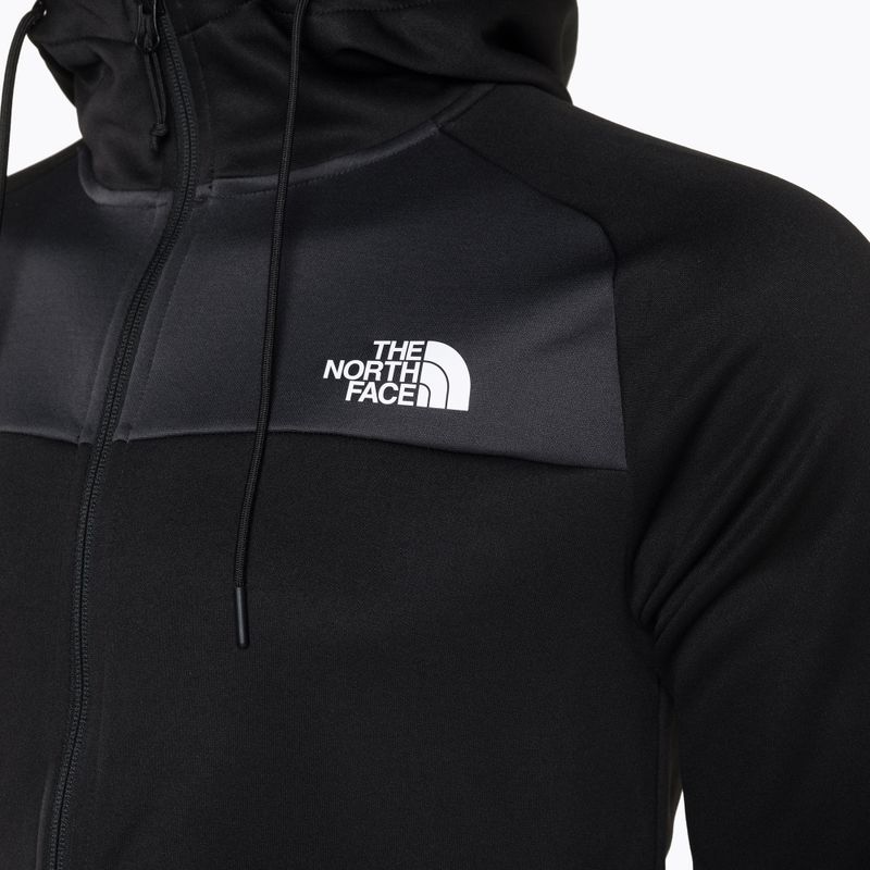 Мъжки суитшърт The North Face Reaxion Fleece F/Z Hoodie black/grey NF0A7Z9OKT01 3