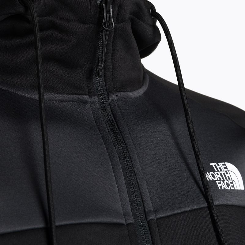 Мъжки суитшърт The North Face Reaxion Fleece F/Z Hoodie black/grey NF0A7Z9OKT01 4