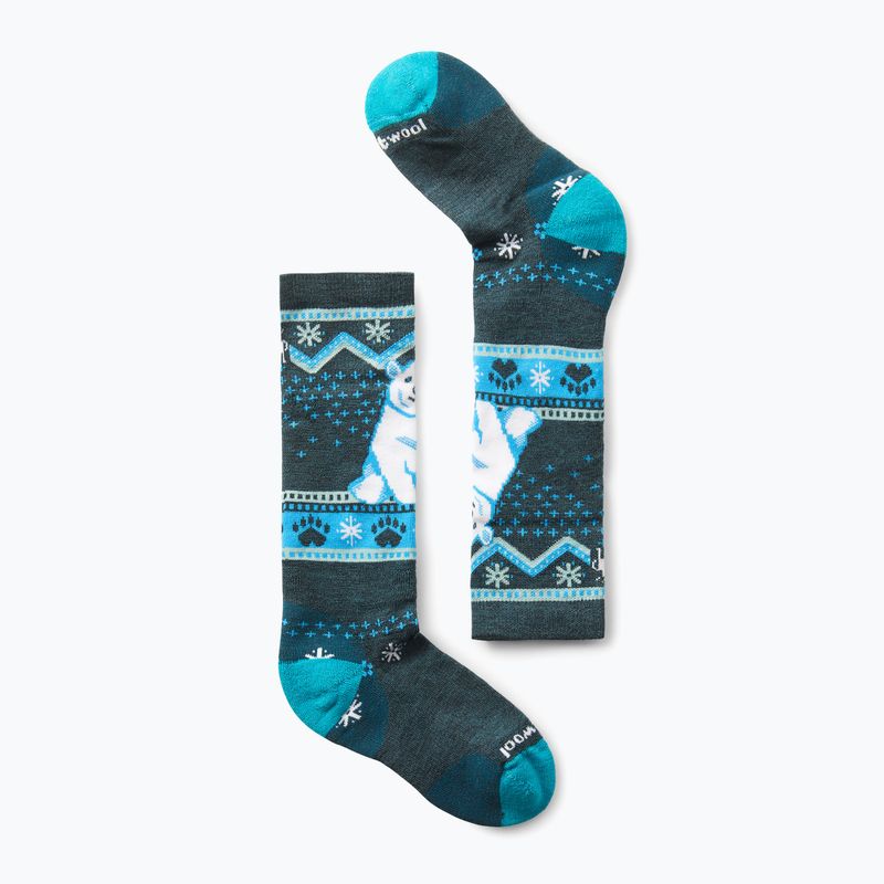 Детски чорапи Smartwool Wintersport Full Cushion Polar Bear Pattern OTC twilight blue 6