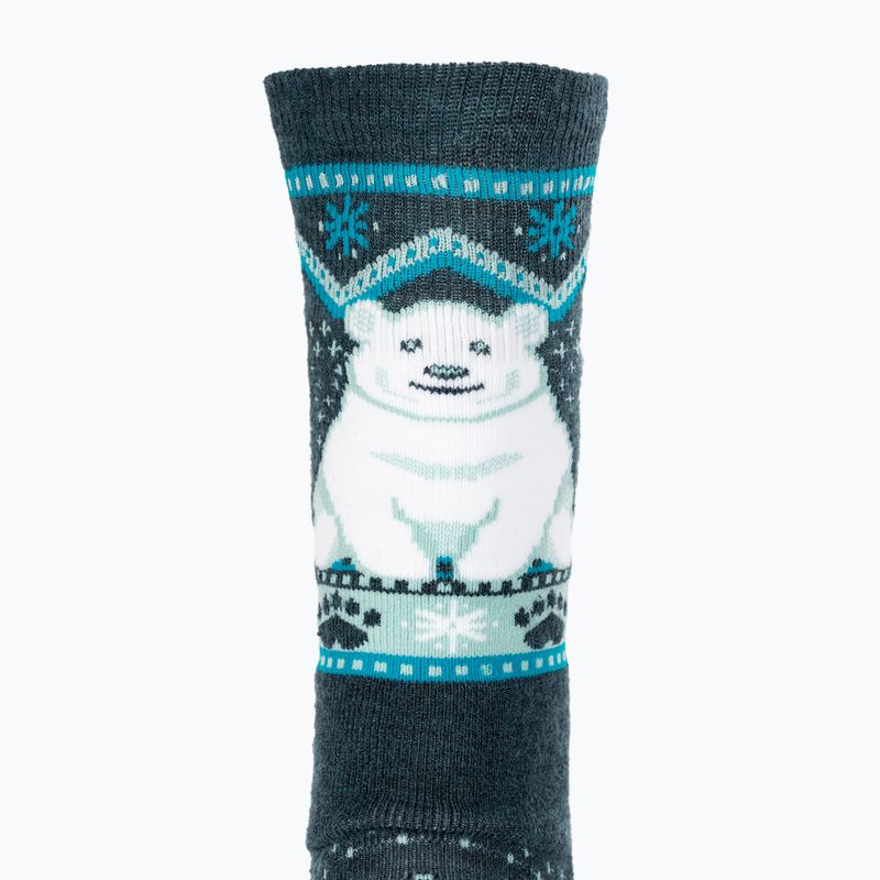 Детски чорапи Smartwool Wintersport Full Cushion Polar Bear Pattern OTC twilight blue 3