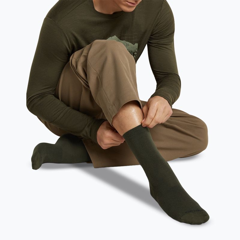 Мъжки чорапи Icebreaker Lifestyle Fine Gauge Crew dark loden 4