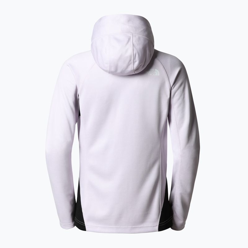 Суитшърт за трекинг за жени The North Face AO Midlayer FZ Hoodie lavender fog/white heather/black 9