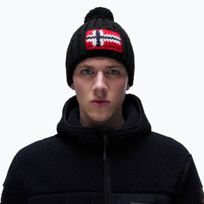 Мъжка зимна шапка Napapijri Semiury 5 black 4