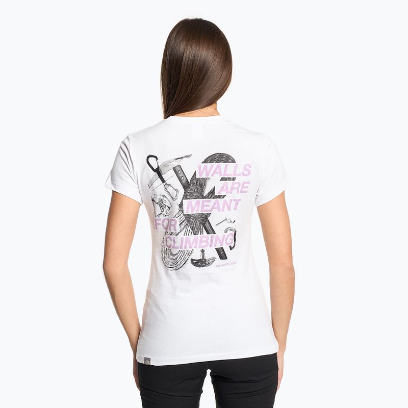 Дамска тениска за трекинг The North Face Outdoor Graphic SS white NF0A827M 2