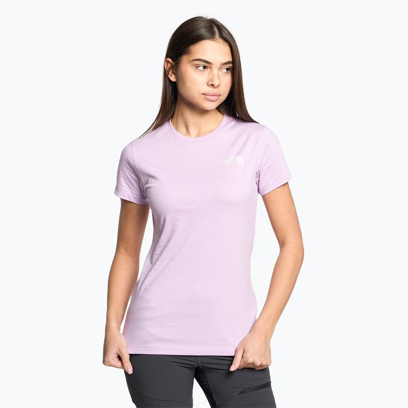Дамска риза за трекинг The North Face Outdoor Graphic SS purple NF0A827M