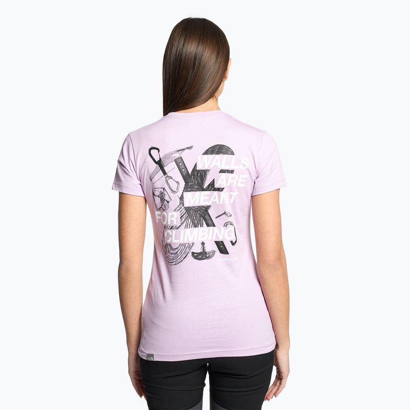 Дамска риза за трекинг The North Face Outdoor Graphic SS purple NF0A827M 2