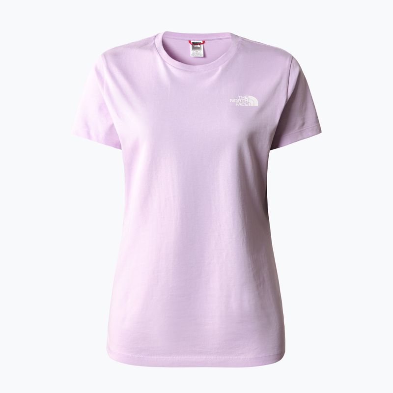 Дамска риза за трекинг The North Face Outdoor Graphic SS purple NF0A827M 4