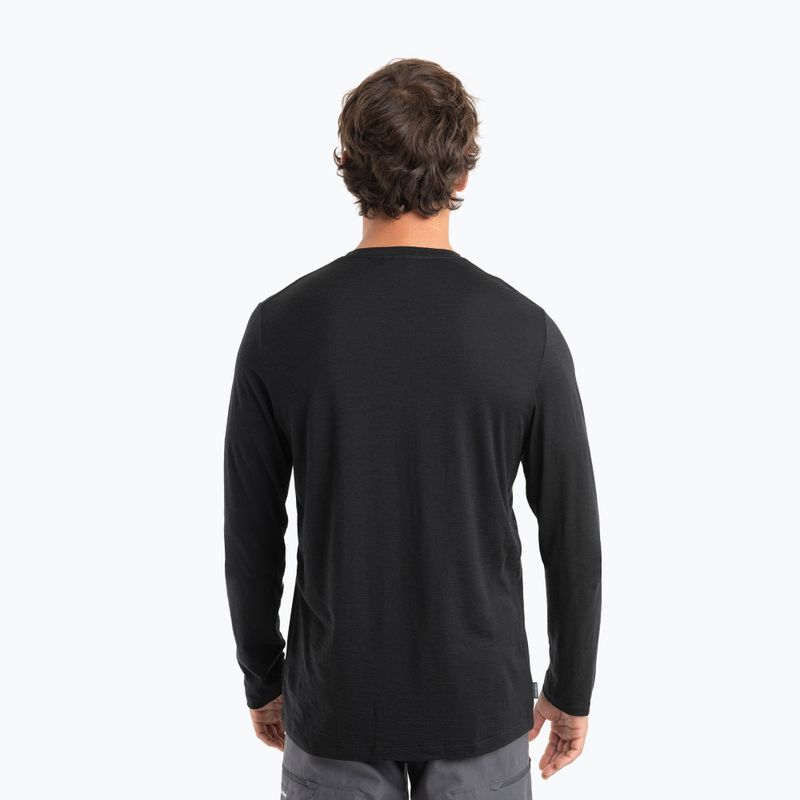 Мъжка термоактивна блуза icebreaker Merino 150 Tech Lite II Tee Alps 3D black 2