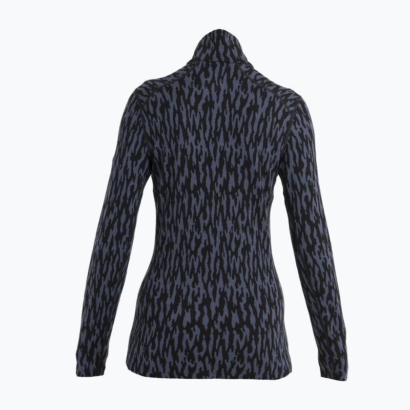 Дамски термо потник Icebreaker Merino 260 Vertex Half Zip Glacial Camo graphite/black/j 2