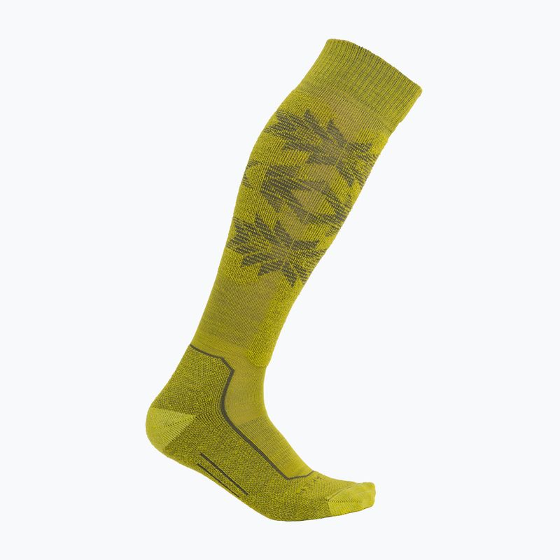 Мъжки чорапи Icebreaker Ski+ Light OTC Ski Heritage bio lime/loden