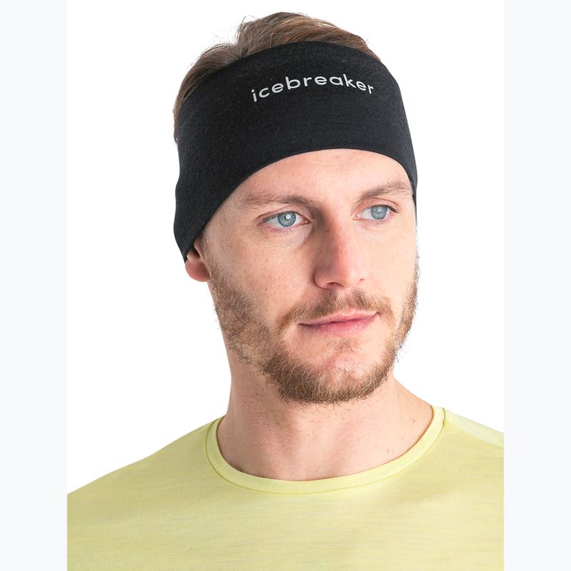 Лента за глава icebreaker Merino 200 Oasis Headband black 2