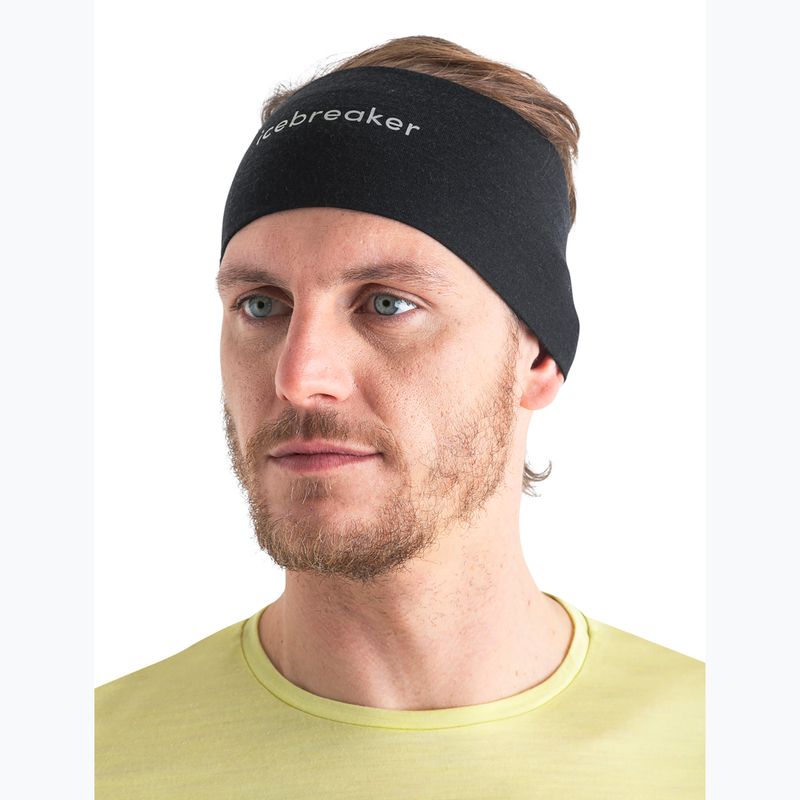 Лента за глава icebreaker Merino 200 Oasis Headband black 3