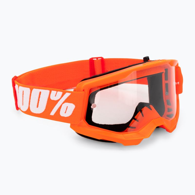 Мъжки очила за колоездене 100% Strata 2 orange/clear 50027-00005
