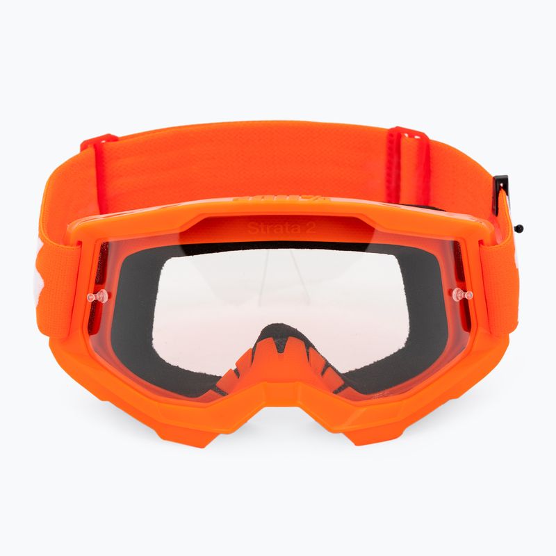 Мъжки очила за колоездене 100% Strata 2 orange/clear 50027-00005 2