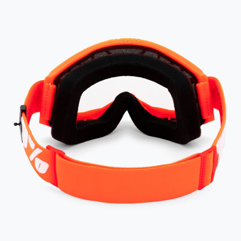 Мъжки очила за колоездене 100% Strata 2 orange/clear 50027-00005 3
