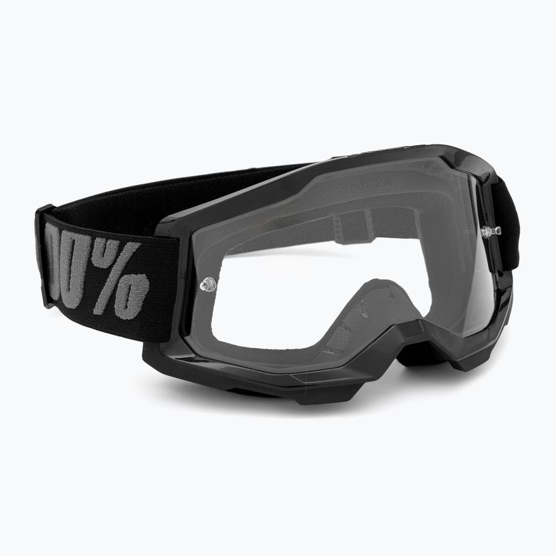 Детски очила за колоездене 100% Strata 2 Junior 50031-00001 black/clear