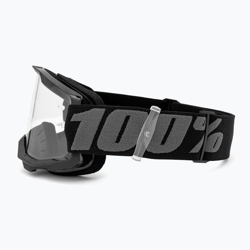 Детски очила за колоездене 100% Strata 2 Junior 50031-00001 black/clear 4