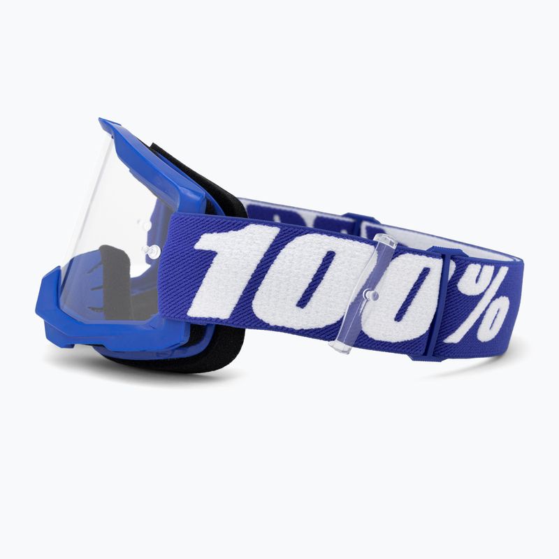 Детски очила за колоездене 100% Strata 2 Junior blue/clear 4