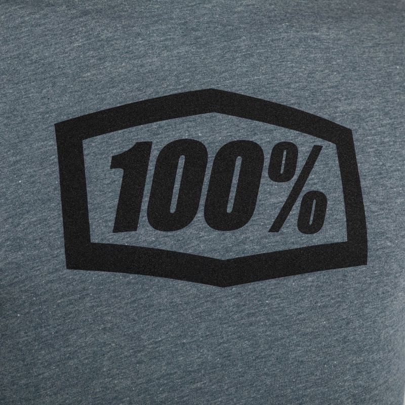 Мъжко колоездачно трико 100% Icon Tee сиво 20000-00028 3