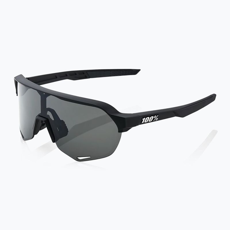 Слънчеви очила 100% S2 soft tact black/smoke