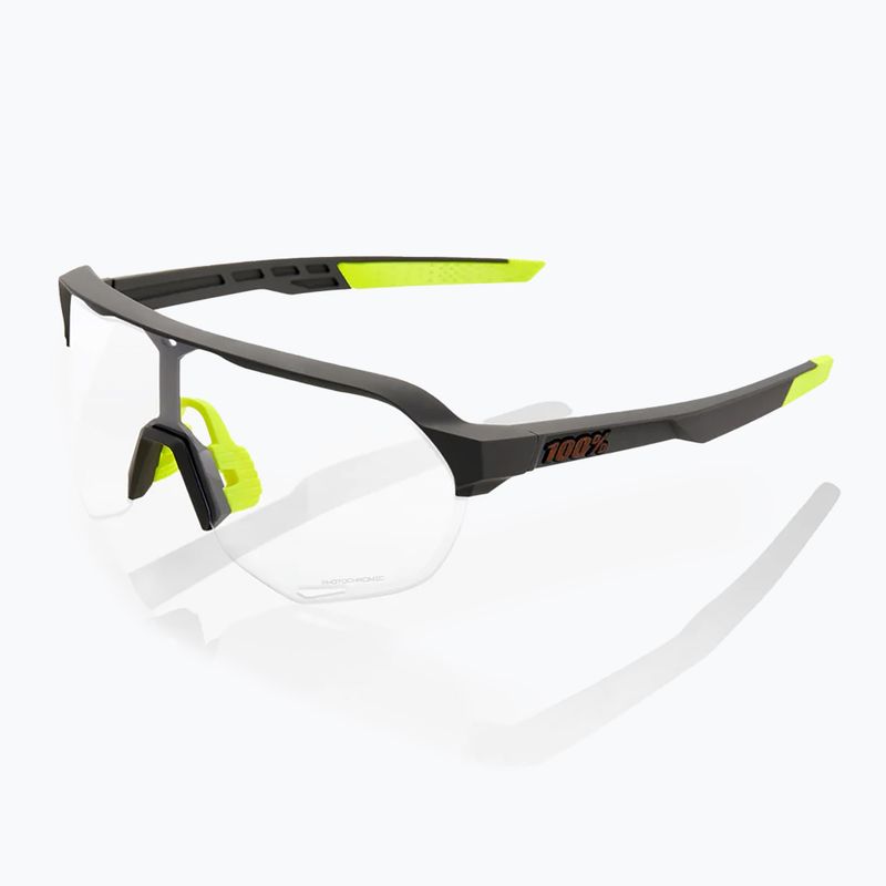 Слънчеви очила 100% S2 soft tact cool grey/photochromic