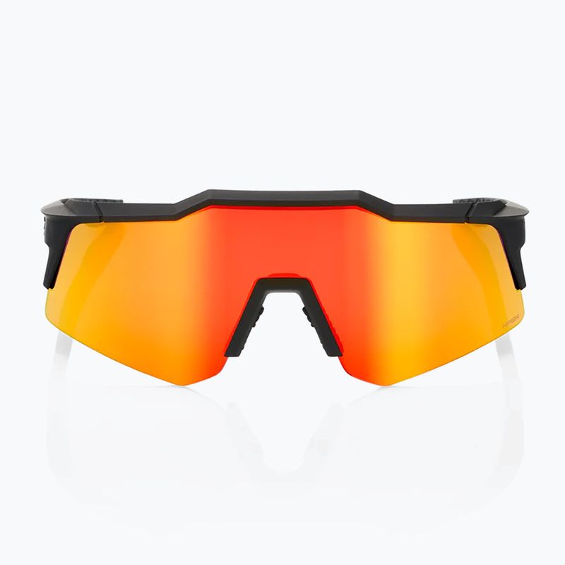 Слънчеви очила 100% Speedcraft XS soft tact black/hiper red multilayer mirror 2