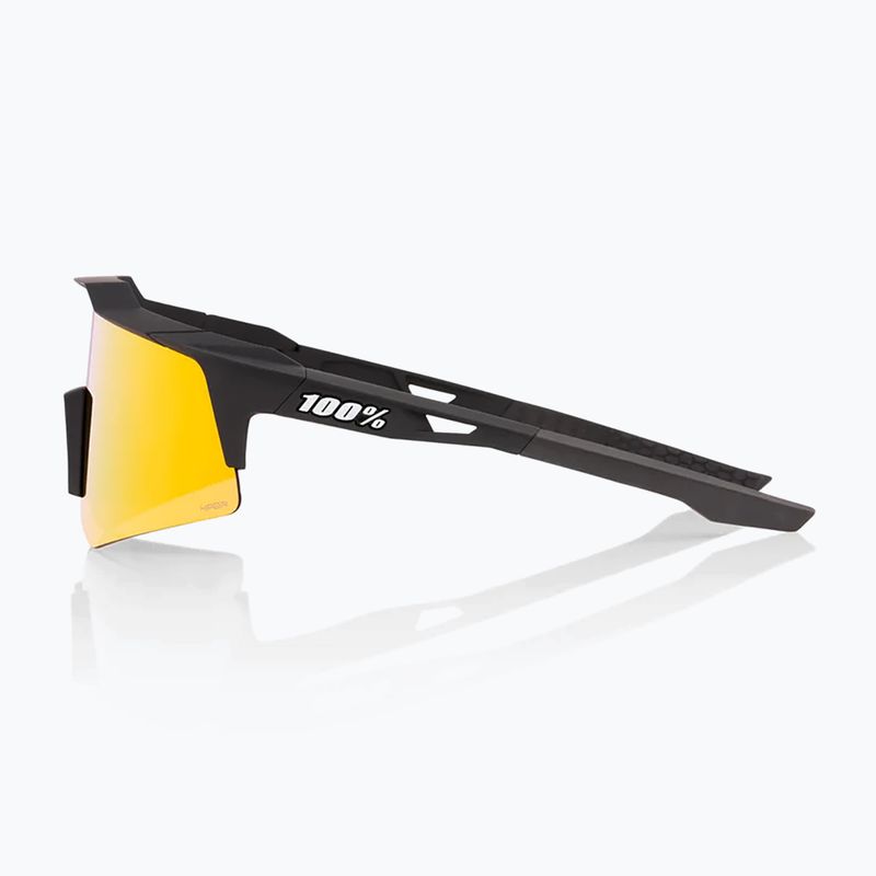 Слънчеви очила 100% Speedcraft XS soft tact black/hiper red multilayer mirror 3