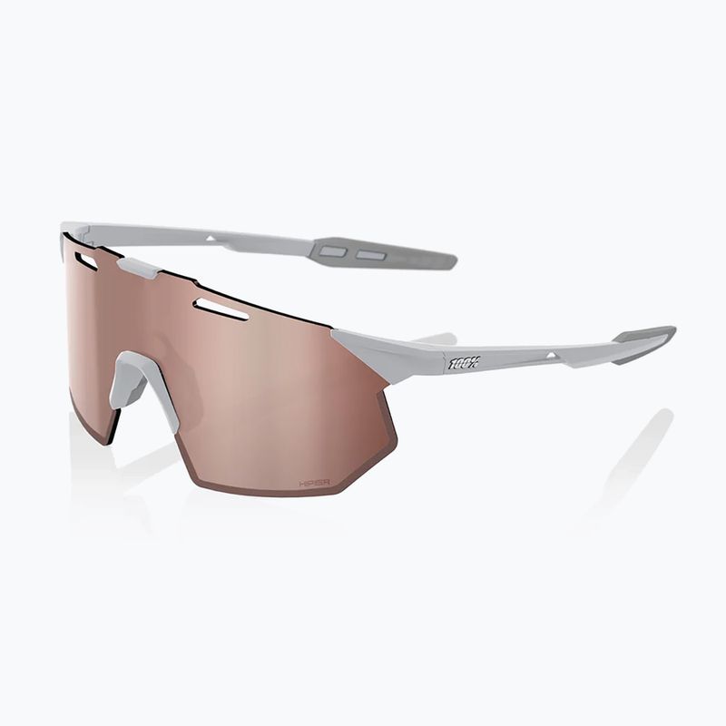100% слънчеви очила Hypercraft SQ matte stone grey/ hyper crimson silver mirror