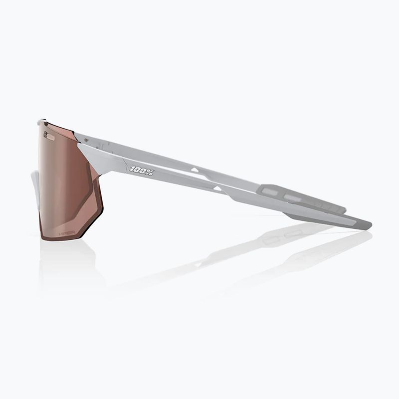 100% слънчеви очила Hypercraft SQ matte stone grey/ hyper crimson silver mirror 3