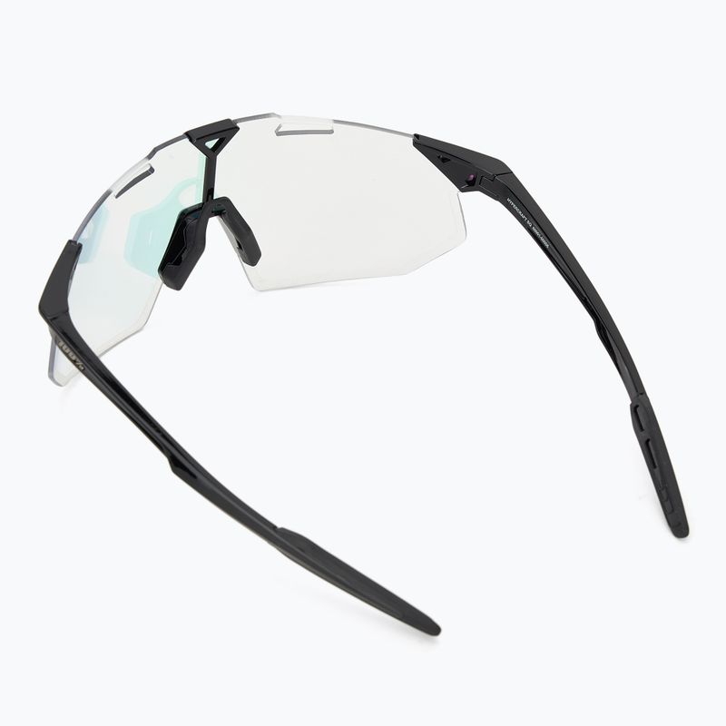 100% слънчеви очила Hypercraft SQ gloss black/photochromic purple mirror 2