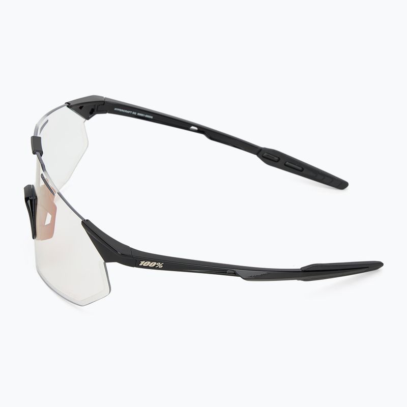 100% слънчеви очила Hypercraft SQ gloss black/photochromic purple mirror 4
