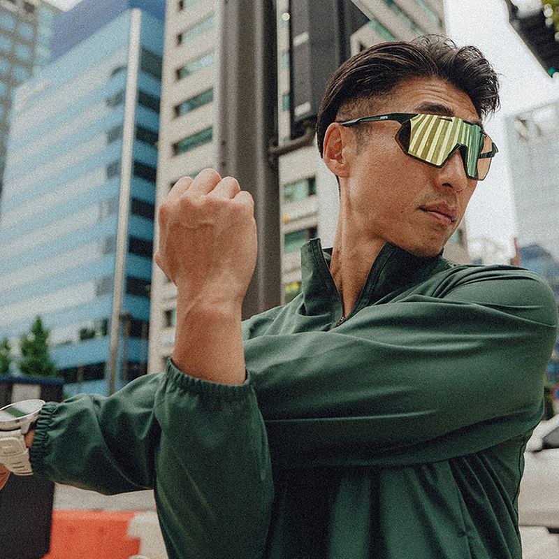 Слънчеви очила 100% Hypercraft SQ matte juniper/hiper mint mirror 4