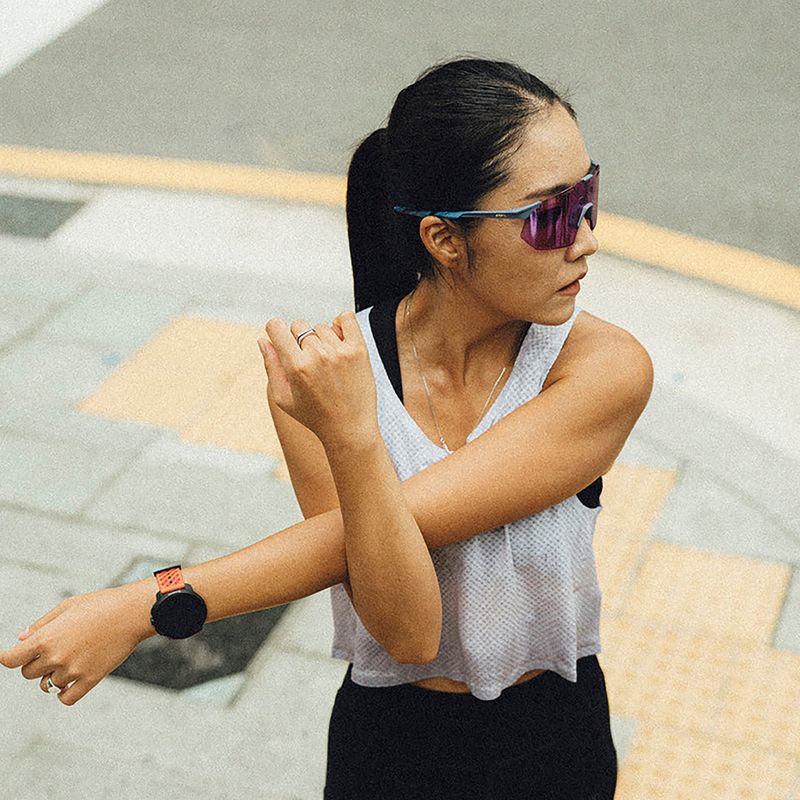 Слънчеви очила 100% Hypercraft SQ satin storm metallic/purple mirror 5