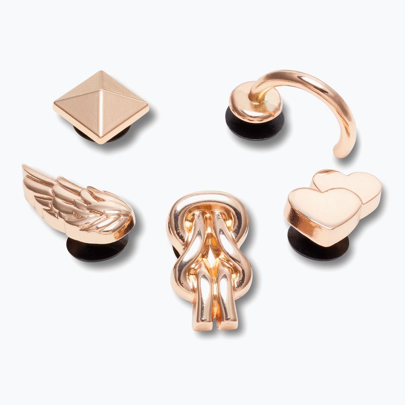 Crocs Jibbitz™ Elevated Gold Gurl pin 5 бр.