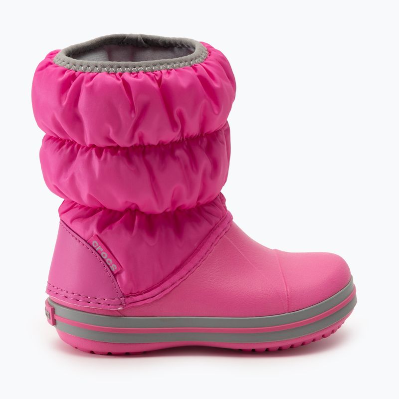 Детски ботуши за сняг Crocs Winter Puff Kids electric pink/light grey 2