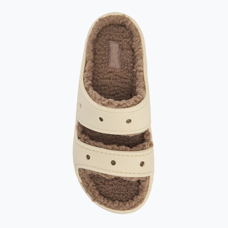 Джапанки Crocs Classic Cozzzy Sandal bone/mushroom 5