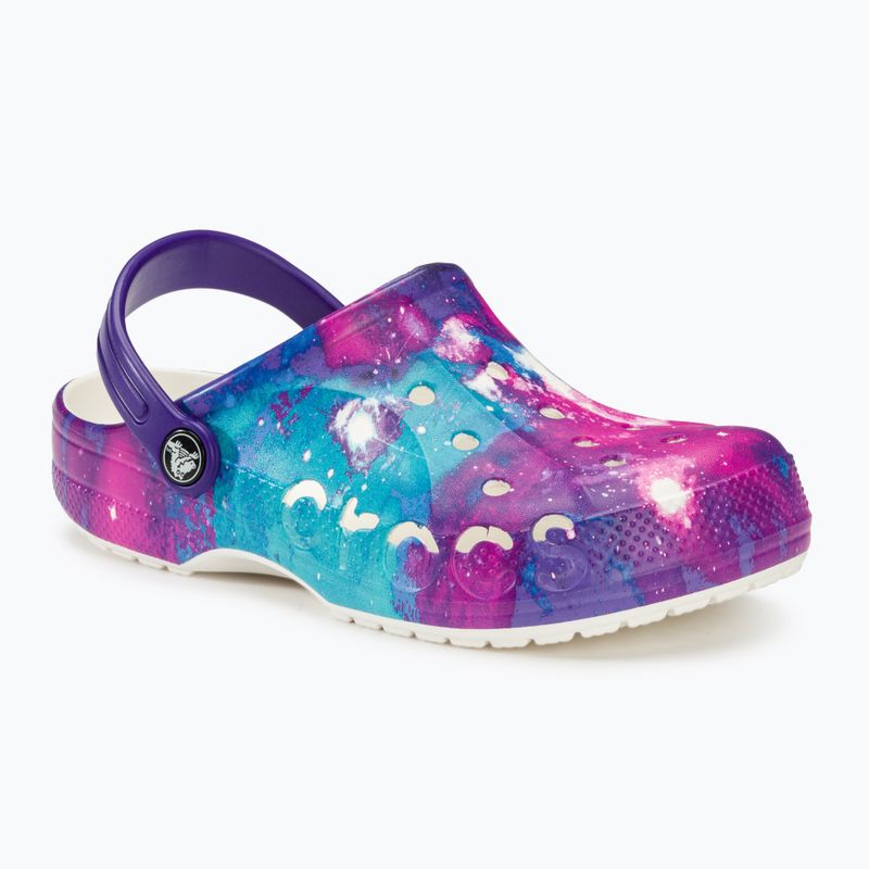 Младежки чехли Crocs Baya Seasonal Printed Clog white/multi 2