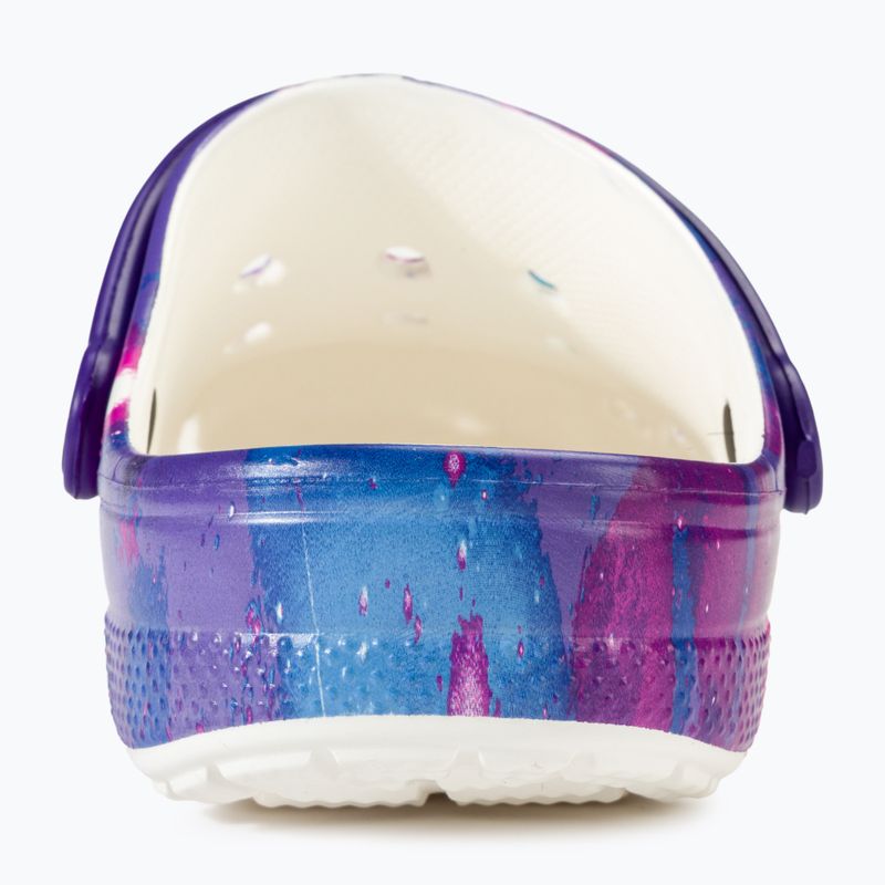 Младежки чехли Crocs Baya Seasonal Printed Clog white/multi 7