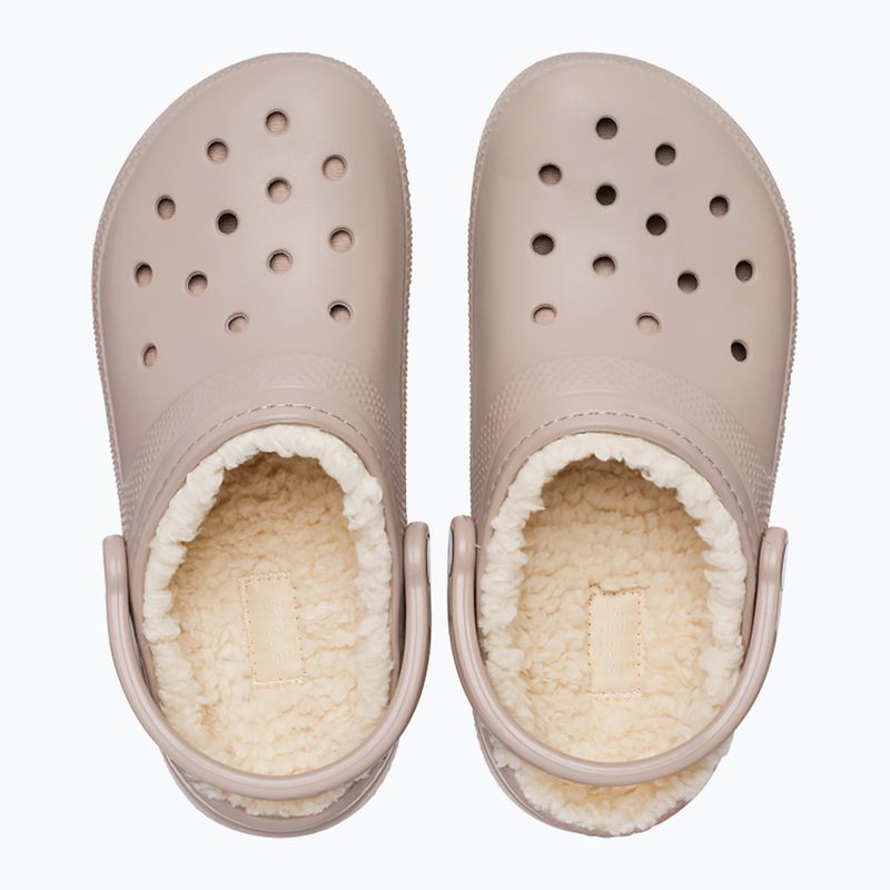 Джапанки Crocs Classic Lined Clog mushroom/bone 13