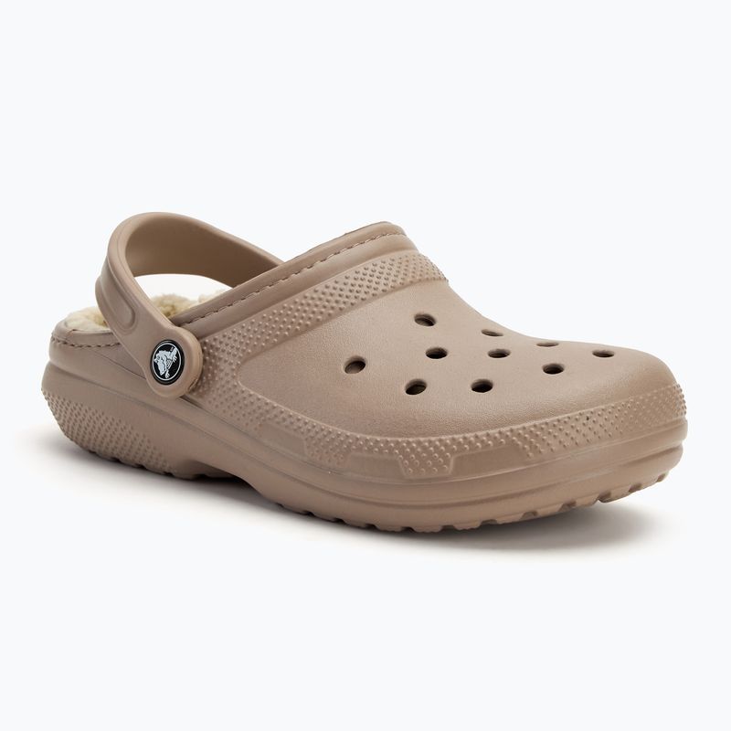 Джапанки Crocs Classic Lined Clog mushroom/bone 2