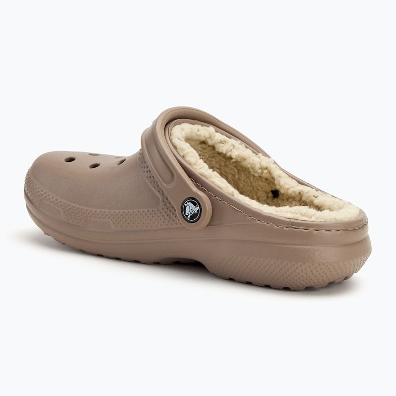 Джапанки Crocs Classic Lined Clog mushroom/bone 4