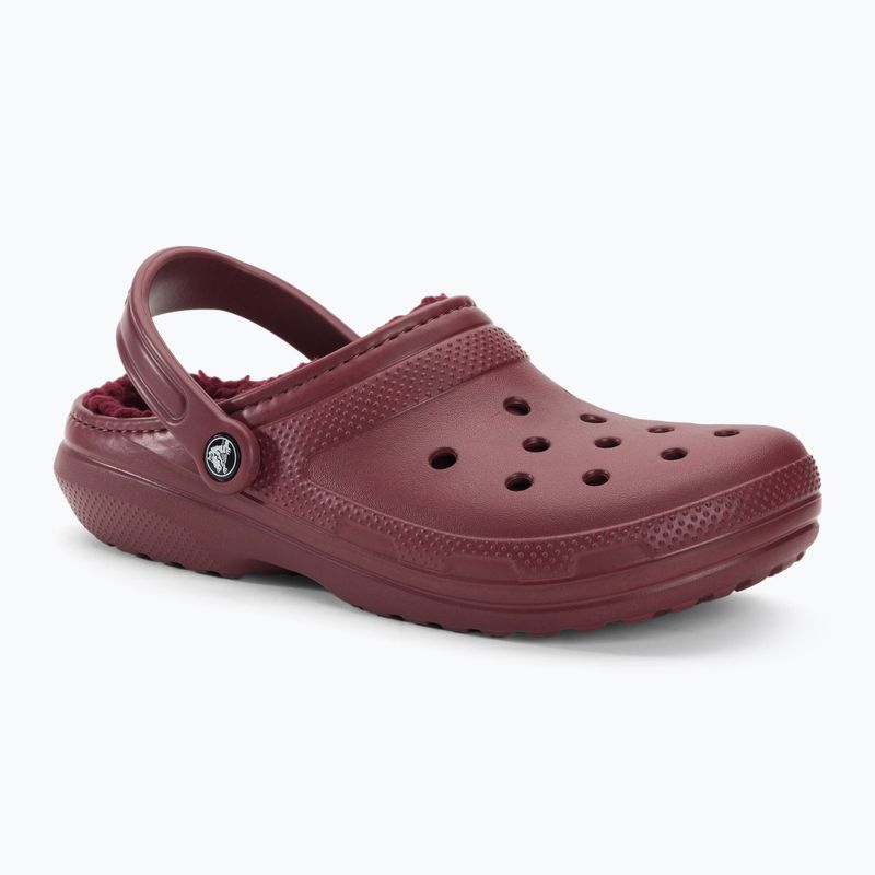Crocs Classic Lined Clog джапанки bordeaux 2